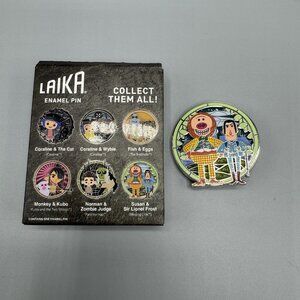 Laika Chibi Characters Blind Enamel Pin Hot Topic Exclusive MISSING LINK New